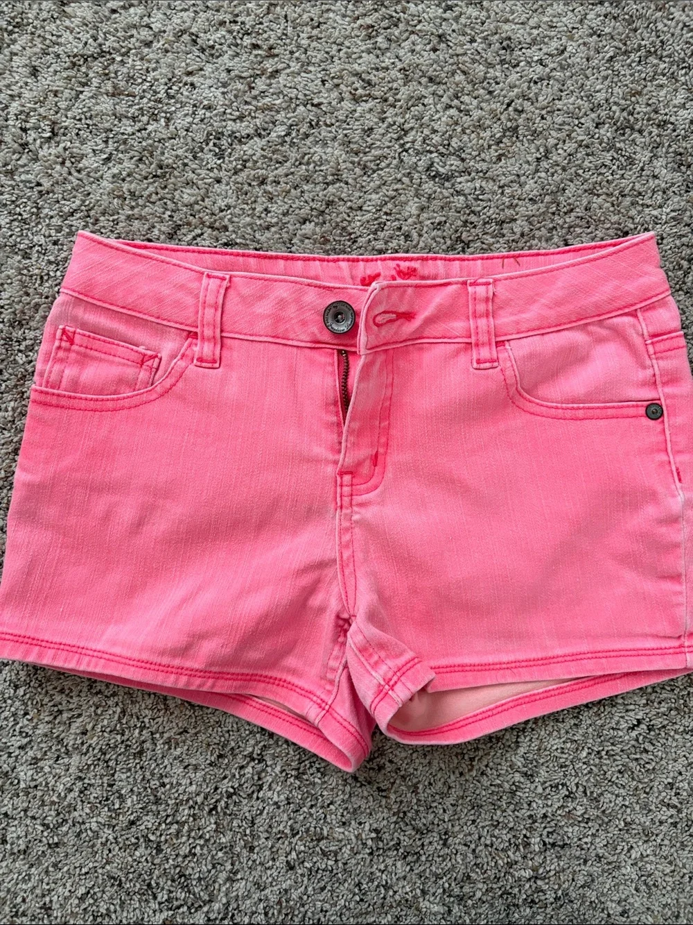 Girl’s Pink Denim Shorts